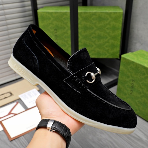 Replica Gucci Oxfords Shoes For Men #1237338 $115.00 USD for Wholesale