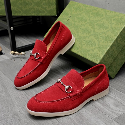 Wholesale Gucci Oxfords Shoes For Men #1237339 $115.00 USD, Wholesale Quality Replica Gucci Oxfords Shoes