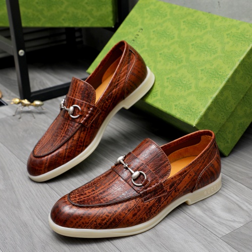 Wholesale Gucci Oxfords Shoes For Men #1237341 $115.00 USD, Wholesale Quality Replica Gucci Oxfords Shoes