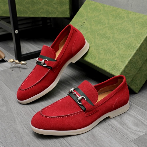 Wholesale Gucci Oxfords Shoes For Men #1237343 $115.00 USD, Wholesale Quality Replica Gucci Oxfords Shoes