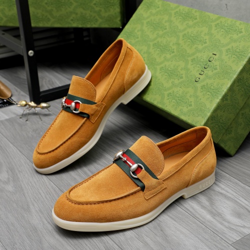 Wholesale Gucci Oxfords Shoes For Men #1237344 $115.00 USD, Wholesale Quality Replica Gucci Oxfords Shoes