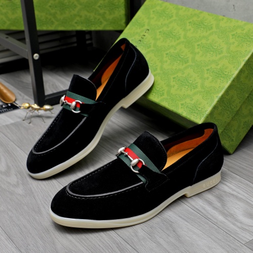 Wholesale Gucci Oxfords Shoes For Men #1237345 $115.00 USD, Wholesale Quality Replica Gucci Oxfords Shoes