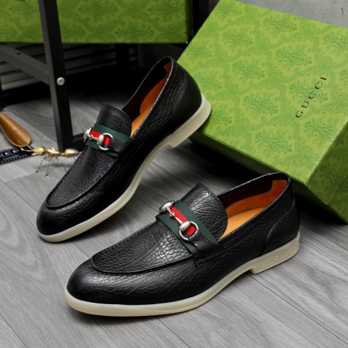 Wholesale Gucci Oxfords Shoes For Men #1237347 $115.00 USD, Wholesale Quality Replica Gucci Oxfords Shoes