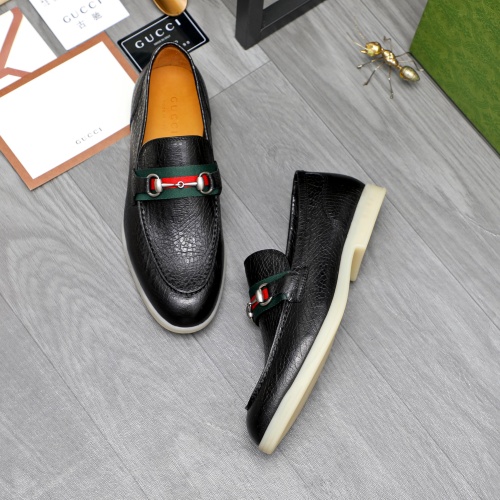 Replica Gucci Oxfords Shoes For Men #1237347 $115.00 USD for Wholesale