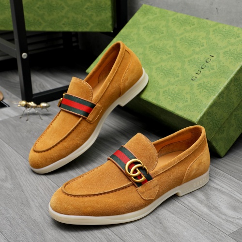 Wholesale Gucci Oxfords Shoes For Men #1237348 $115.00 USD, Wholesale Quality Replica Gucci Oxfords Shoes