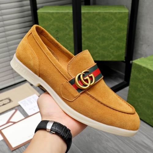 Replica Gucci Oxfords Shoes For Men #1237348 $115.00 USD for Wholesale