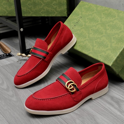 Wholesale Gucci Oxfords Shoes For Men #1237351 $115.00 USD, Wholesale Quality Replica Gucci Oxfords Shoes