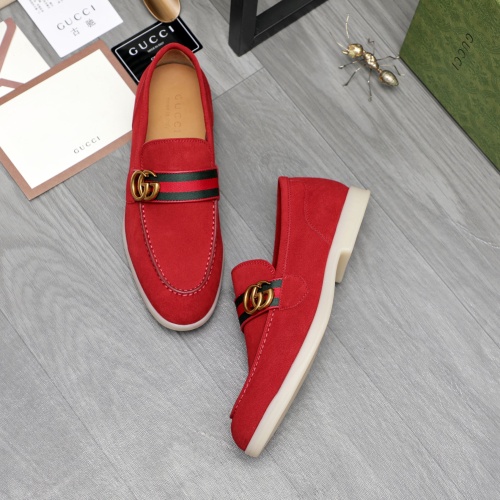 Replica Gucci Oxfords Shoes For Men #1237351 $115.00 USD for Wholesale