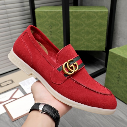 Replica Gucci Oxfords Shoes For Men #1237351 $115.00 USD for Wholesale