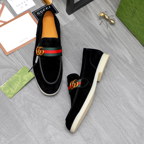 Replica Gucci Oxfords Shoes For Men #1237352 $115.00 USD for Wholesale