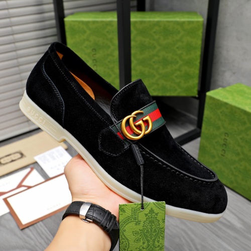 Replica Gucci Oxfords Shoes For Men #1237352 $115.00 USD for Wholesale