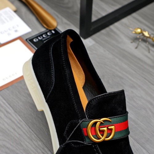 Replica Gucci Oxfords Shoes For Men #1237352 $115.00 USD for Wholesale