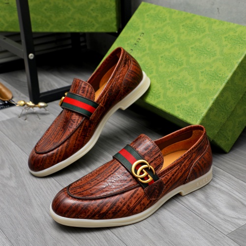 Wholesale Gucci Oxfords Shoes For Men #1237359 $115.00 USD, Wholesale Quality Replica Gucci Oxfords Shoes