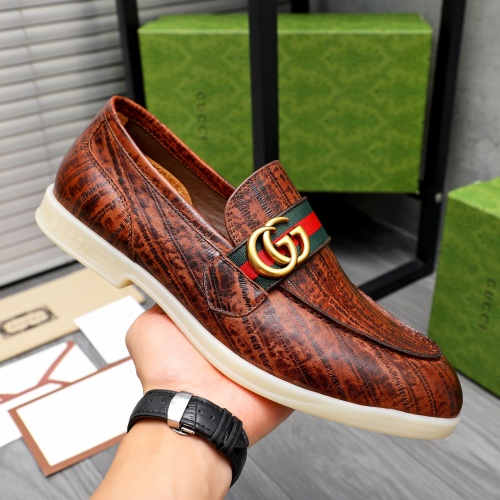 Replica Gucci Oxfords Shoes For Men #1237359 $115.00 USD for Wholesale