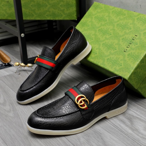 Wholesale Gucci Oxfords Shoes For Men #1237362 $115.00 USD, Wholesale Quality Replica Gucci Oxfords Shoes