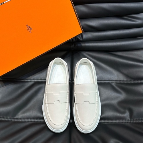 Replica Hermes Casual Shoes For Men #1237373 $68.00 USD for Wholesale