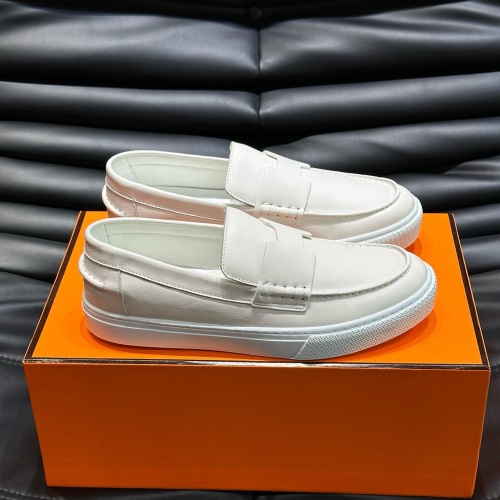 Replica Hermes Casual Shoes For Men #1237373 $68.00 USD for Wholesale