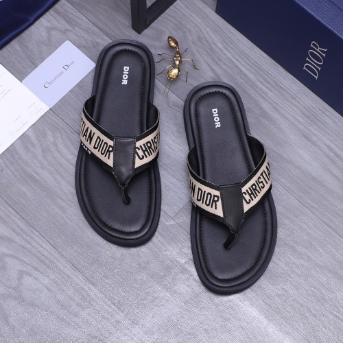 Wholesale Christian Dior Slippers For Men #1237394 $42.00 USD, Wholesale Quality Replica Christian Dior Slippers