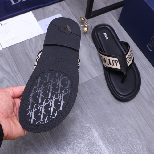 Replica Christian Dior Slippers For Men #1237394 $42.00 USD for Wholesale