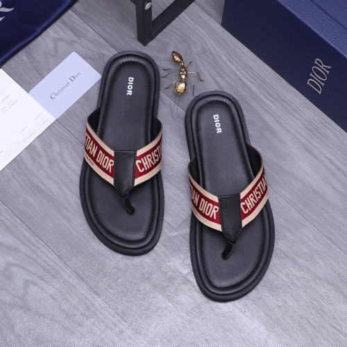 Wholesale Christian Dior Slippers For Men #1237402 $42.00 USD, Wholesale Quality Replica Christian Dior Slippers