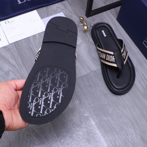 Replica Christian Dior Slippers For Men #1237405 $42.00 USD for Wholesale