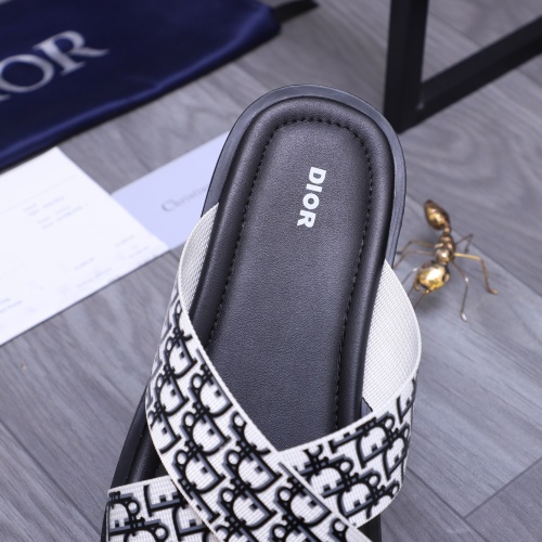 Replica Christian Dior Slippers For Men #1237410 $42.00 USD for Wholesale