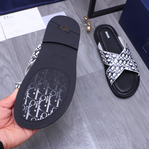 Replica Christian Dior Slippers For Men #1237410 $42.00 USD for Wholesale