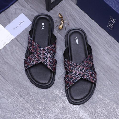 Wholesale Christian Dior Slippers For Men #1237412 $42.00 USD, Wholesale Quality Replica Christian Dior Slippers