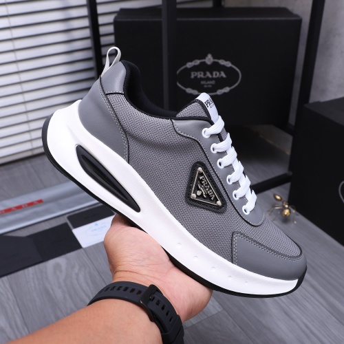 Replica Prada Casual Shoes For Men #1237444 $80.00 USD for Wholesale