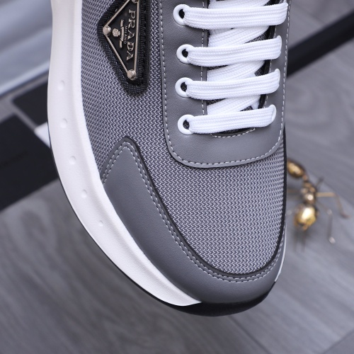 Replica Prada Casual Shoes For Men #1237444 $80.00 USD for Wholesale