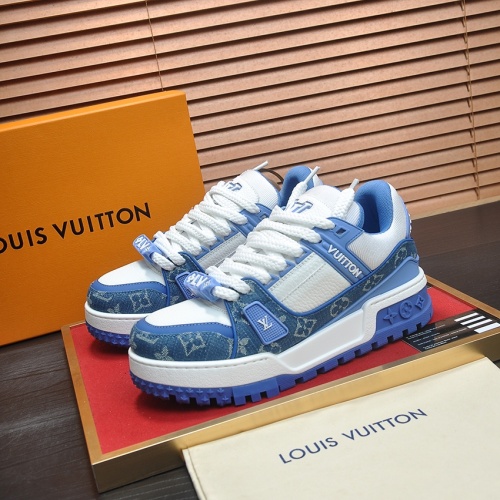 Wholesale Louis Vuitton Casual Shoes For Men #1237476 $128.00 USD, Wholesale Quality Replica Louis Vuitton Casual Shoes