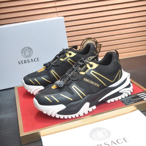 Wholesale Versace Casual Shoes For Men #1237479 $98.00 USD, Wholesale Quality Replica Versace Casual Shoes