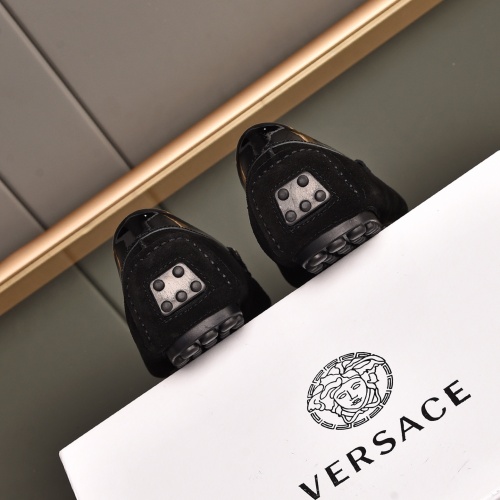 Replica Versace Leather Shoes For Men #1237486 $76.00 USD for Wholesale