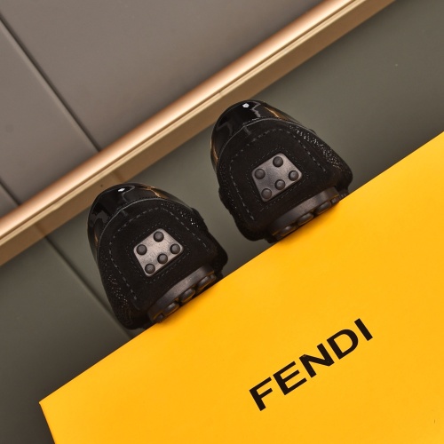 Replica Fendi Leather Shoes For Men #1237488 $76.00 USD for Wholesale