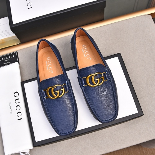 Wholesale Gucci Oxfords Shoes For Men #1237489 $76.00 USD, Wholesale Quality Replica Gucci Oxfords Shoes