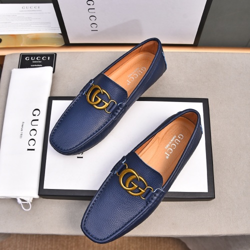 Replica Gucci Oxfords Shoes For Men #1237489 $76.00 USD for Wholesale