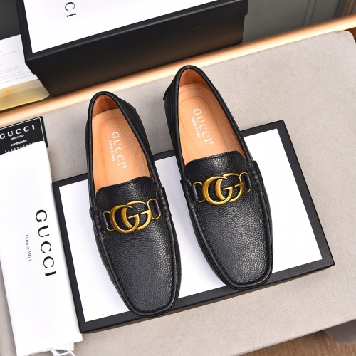 Wholesale Gucci Oxfords Shoes For Men #1237490 $76.00 USD, Wholesale Quality Replica Gucci Oxfords Shoes