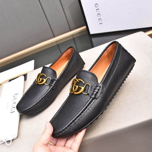 Replica Gucci Oxfords Shoes For Men #1237490 $76.00 USD for Wholesale