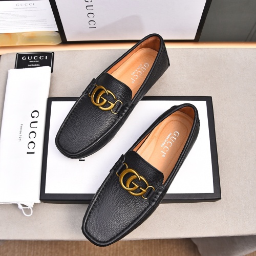 Replica Gucci Oxfords Shoes For Men #1237490 $76.00 USD for Wholesale