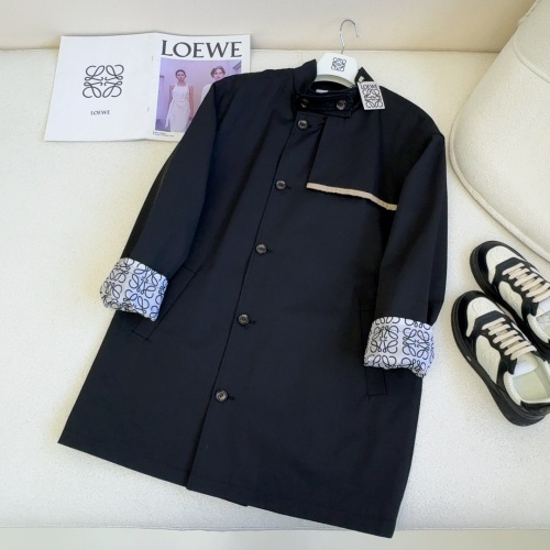 Replica LOEWE Coat Long Sleeved For Women #1237527 $122.00 USD for Wholesale