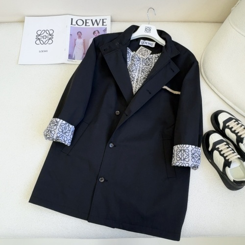 Replica LOEWE Coat Long Sleeved For Women #1237527 $122.00 USD for Wholesale