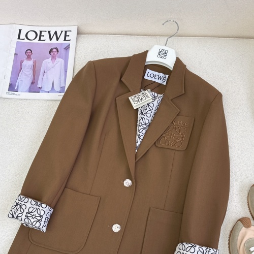 Replica LOEWE Jackets Long Sleeved For Women #1237531 $102.00 USD for Wholesale