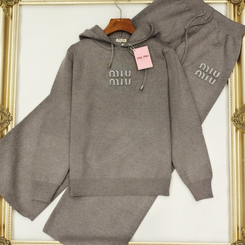 Wholesale MIU MIU Tracksuits Long Sleeved For Women #1237550 $96.00 USD, Wholesale Quality Replica MIU MIU Tracksuits