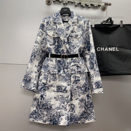 Wholesale Christian Dior Dresses Long Sleeved For Women #1237570 $118.00 USD, Wholesale Quality Replica Christian Dior Dresses