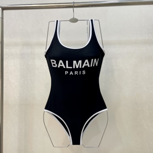 Wholesale Balmain Bathing Suits Sleeveless For Women #1237589 $41.00 USD, Wholesale Quality Replica Balmain Bathing Suits