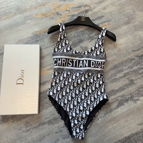 Wholesale Christian Dior Bathing Suits Sleeveless For Women #1237596 $41.00 USD, Wholesale Quality Replica Christian Dior Bathing Suits