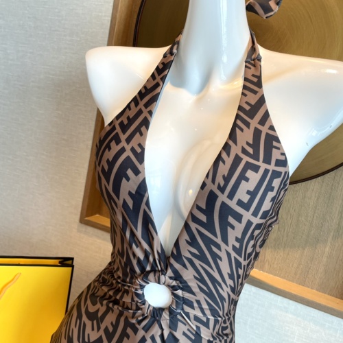 Replica Fendi Bathing Suits Sleeveless For Women #1237597 $41.00 USD for Wholesale