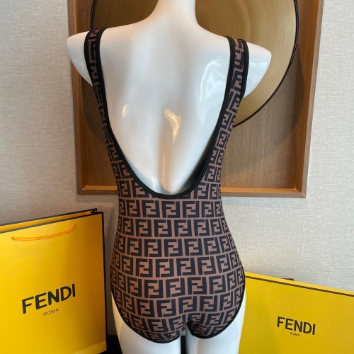 Replica Fendi Bathing Suits Sleeveless For Women #1237598 $41.00 USD for Wholesale