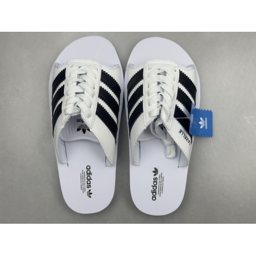 Wholesale Adidas Slippers For Women #1237633 $56.00 USD, Wholesale Quality Replica Adidas Slippers