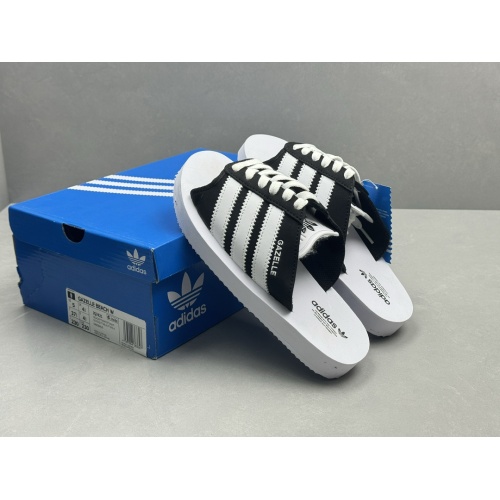 Replica Adidas Slippers For Men #1237636 $56.00 USD for Wholesale